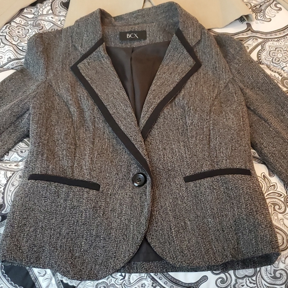 Bcx dark gray blazer